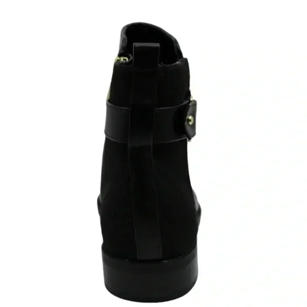 Tommy Hilfiger Inella black closed toe ankle booties sz 8 nwob